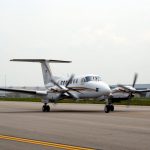 A King Air 350 on the runway - Blackhawk announces King Air 350 engine upgrade program