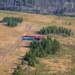 A Cub Aircraft backcountry flying in Idaho