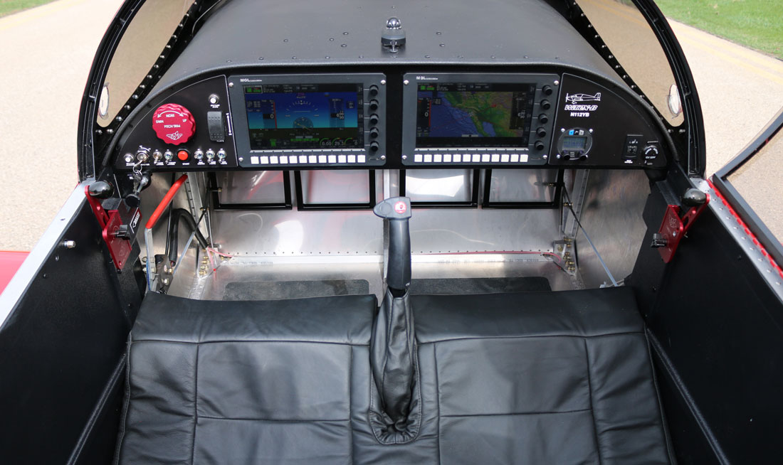 Sonex Xenos B-model Aircraft Kit cockpit