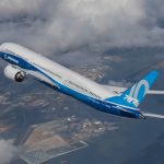Boeing 787-10 Dreamliner during its first flight