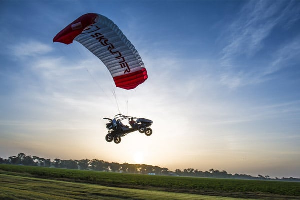 SkyRunner flying