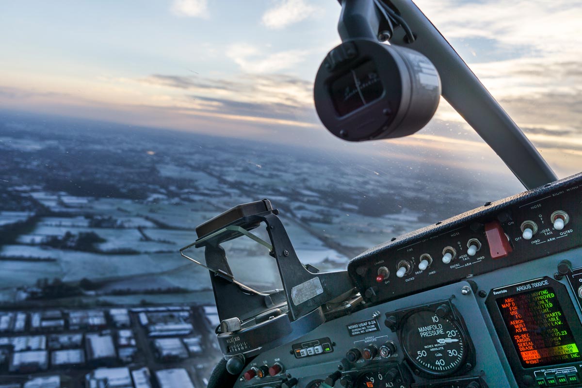 cockpit view of horizon at dusk - Stall Prevention and Stall Training