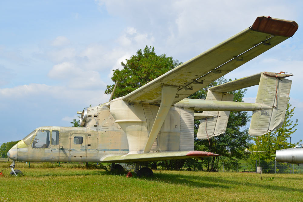 Side view of the PZL M-15 Belphegor aircraft