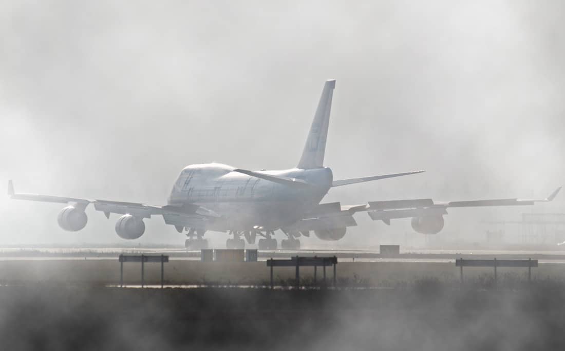 A KLM Boeing 747 similar to the one involved in the Tenerife Airport Disaster