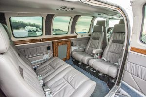 Tom Lincoln's Beechcraft 58 Baron: Interior.