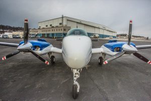 Tom Lincoln's Beechcraft 58 Baron.