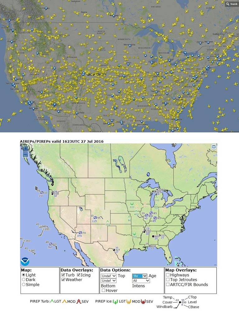 Graphic from the 2017 NTSB PIREP report