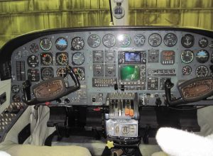 Instrument panel of 1976 Cessna 421C for sale by Textron Financial