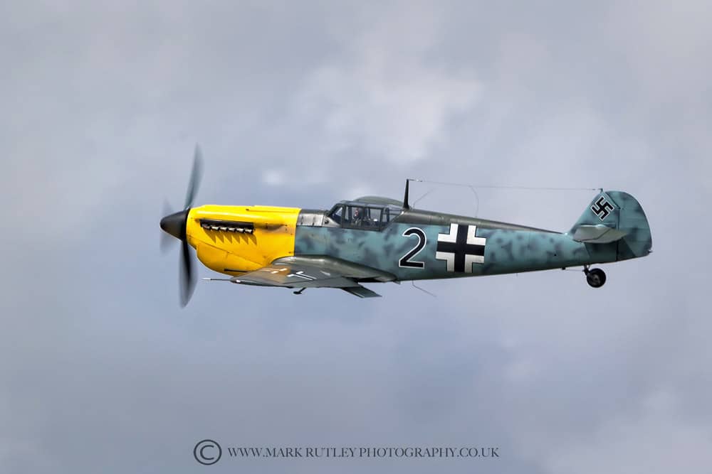 Hispano Buchon redressed as the Me 109 for the movie Dunkirk.