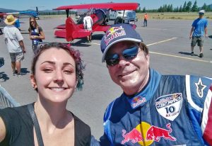 Kirby chambliss encouraged me to take my first aerobatic flight